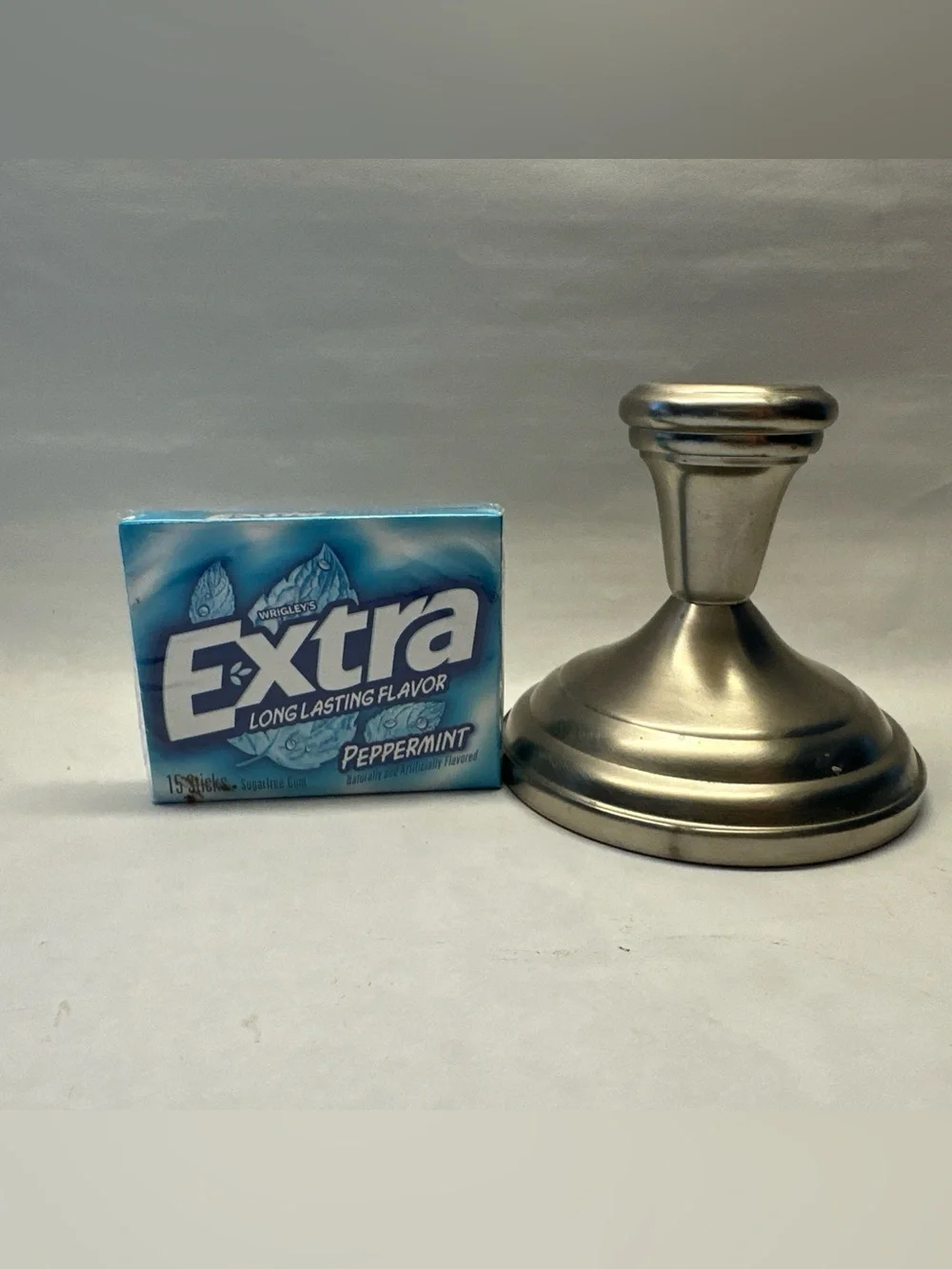 Vintage Pewter Candle Stick Holders Pair FB Rogers Pewterlite Provincetown MCM